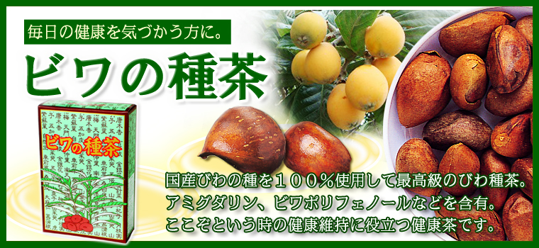 びわの種茶３２パック（枇杷種・本州、四国、九州地域は5,400円以上で送料無料）